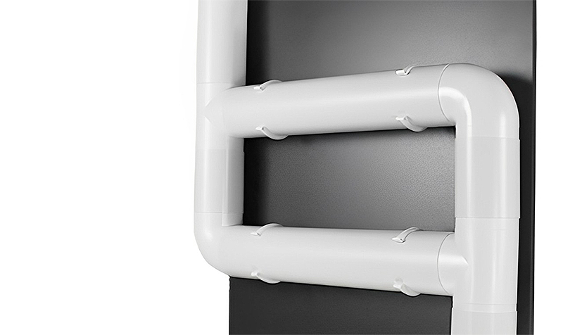 PVC скоба за кръгла тръба